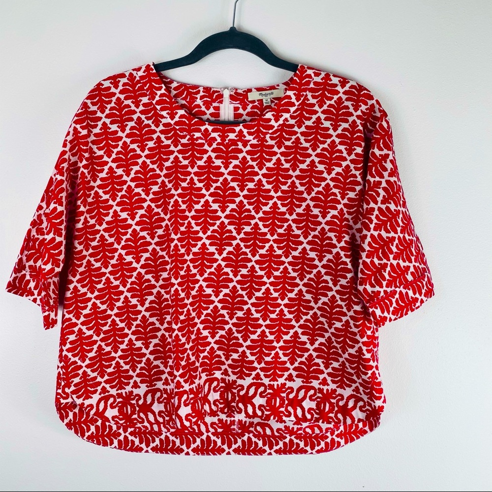 Madewell 100% Cotton Top Sz Med